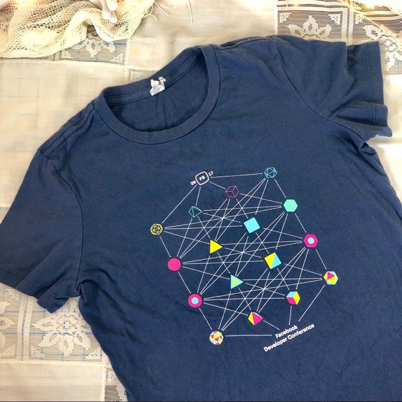 📱Facebook F8 2017 conference tee [used]